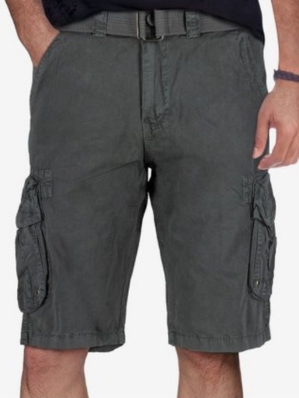 RAW X Men’s Cargo Shorts Size 32 – Grey – Max Comfort